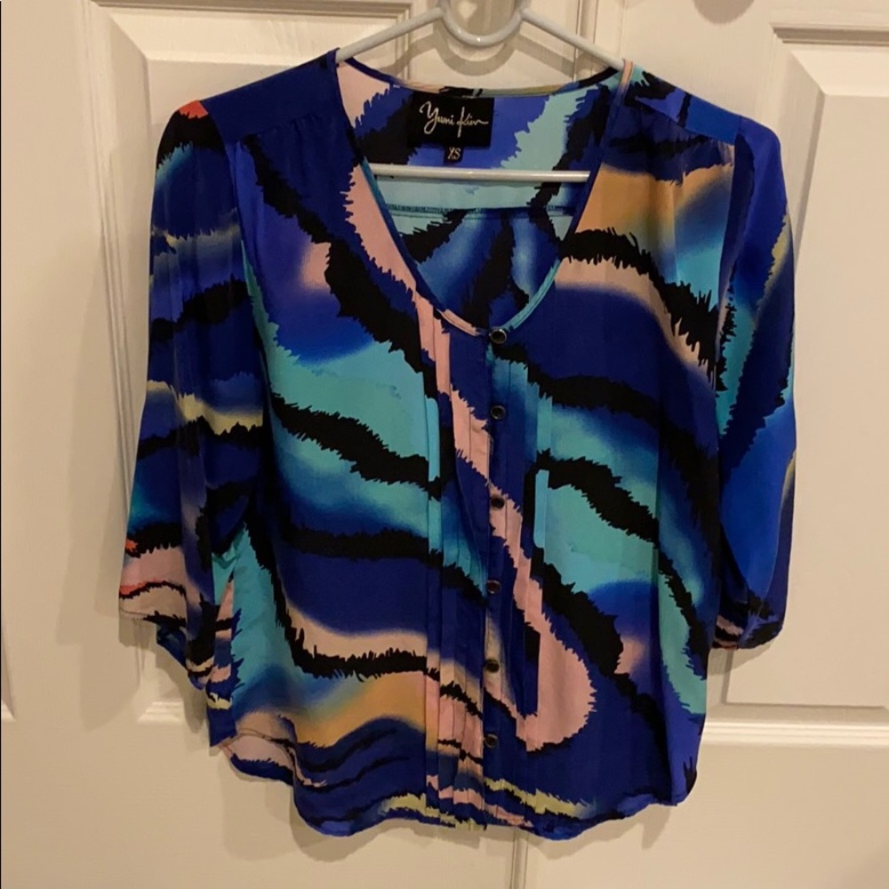 Yumi Kim Watercolor Blouse